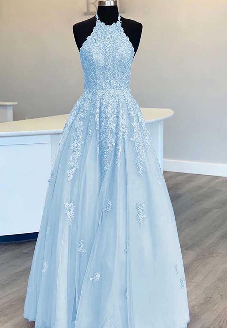 Vanhojentanssimekko Ale 31 Ice blue